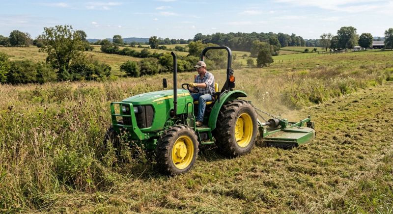 Tractor Mowing in Calvert County, MD